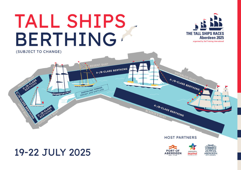 Tall Ships Aberdeen Berthing Plan